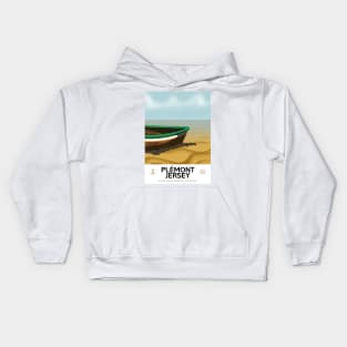 Plémont Jersey Beach poster Kids Hoodie